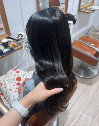 ロング カラー モデル募集 セイノチヒロのヘアスタイル