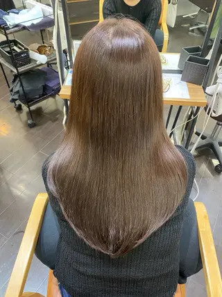 ロング カラー ヘアアレンジ 🍒ᩚ名駅/艶髪 縮毛矯正/あゆ🍒ᩚのヘアスタイル