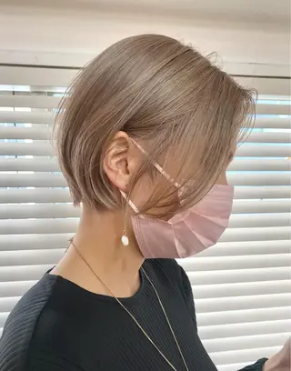 ショート カラー 🍃ショートヘア🍃 北林春樹のヘアスタイル