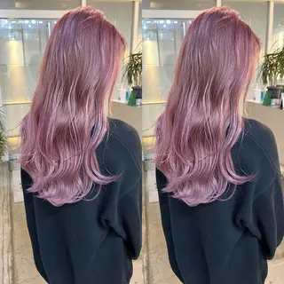 ロング カラー yoriダブルカラー 代表すがわらのヘアスタイル