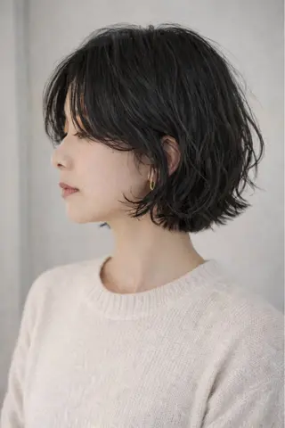 ショート パーマ ハイライト/レイヤー 池袋/yumeのヘアスタイル