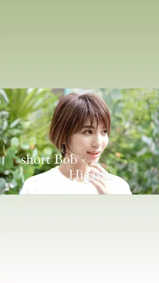 ショート ひがし　まさし JYUNESU副代表のヘアスタイル