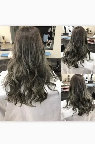 ロング カラー N-plants 和泉中央店のヘアスタイル