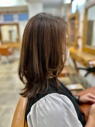 ミディアム 縮毛矯正/髪質改善/ 佐々木大輔のヘアスタイル