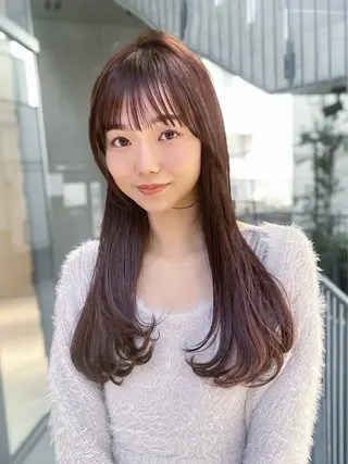 セミロング ヘアアレンジ 松井美樹/似合わせ ガーリー・韓国のヘアスタイル