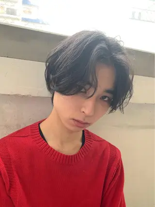 メンズ 🌿似合わせ透明感 カラー松本朋幸🌿のヘアスタイル