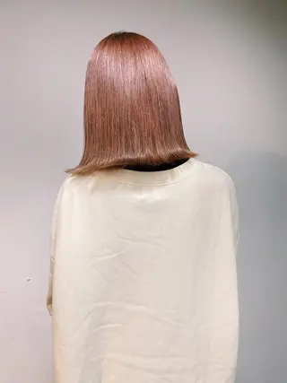 ミディアム カラー 🧡色落ちまで2度綺 麗なカラー🧡ヨシキのヘアスタイル