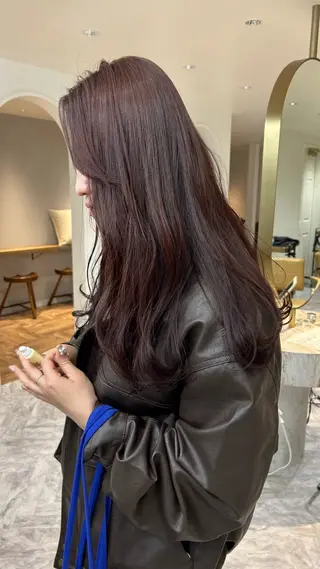 ロング カラー じゅわっと暖色カラー 🍊Moemiのヘアスタイル