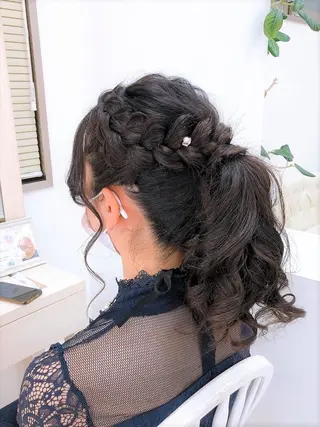 ヘアアレンジ 似合わせヘアメイク 💐オダギリチアキのヘアスタイル