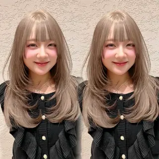 ロング カラー レイヤー/髪質改善 Lond ambreのヘアスタイル