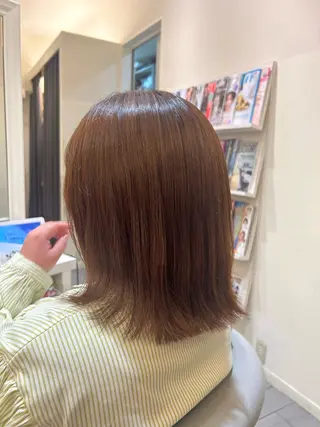 ミディアム 阪上 沙織のヘアスタイル