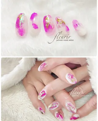 ネイル フルリール 【プライベートサロンのネイルデザイン