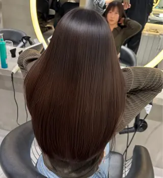 ロング レイヤー/縮毛矯正 のマスター【タケル】のヘアスタイル