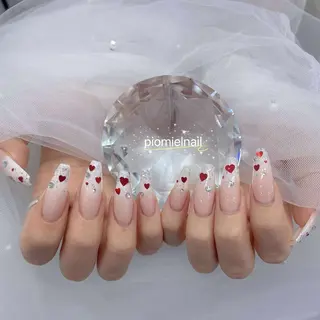 ネイル momo 長さだしのネイルデザイン