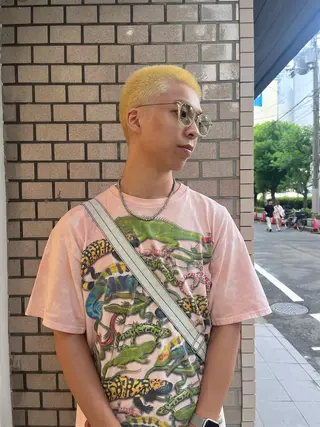 ショート カラー メンズ トレンドヘア◎ 店長 清原佑太のヘアスタイル
