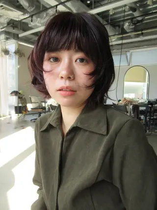 ショート カラー 無料カットモデル募集 ／ueno aiのヘアスタイル