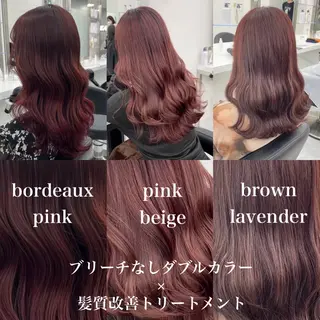 ロング まろっと艶感ブラウン ベージュ🤍まなかのヘアスタイル