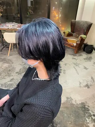 カラー 顔まわり/W カラー/リョウのヘアスタイル