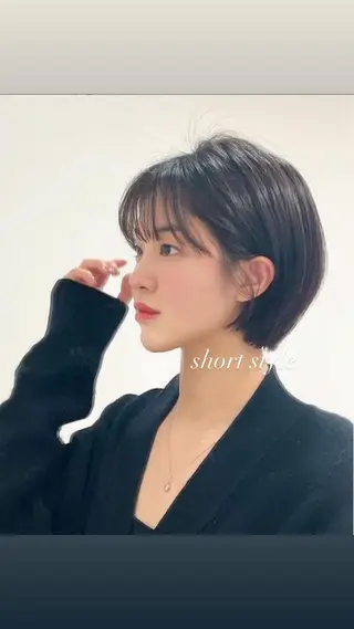ショート ♡レイヤー/ボブ 透明感/うらら♡のヘアスタイル