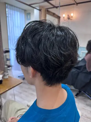 パーマ メンズ 新越谷noble店長 松本拓也▶◀*.のヘアスタイル