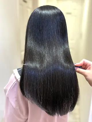 ロング カラー 💙mai🫧 縮毛矯正・ハイライトのヘアスタイル