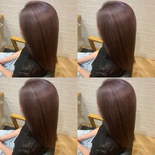 セミロング ✨縮毛矯正✖︎顔周り レイヤー✨ナカムラのヘアスタイル
