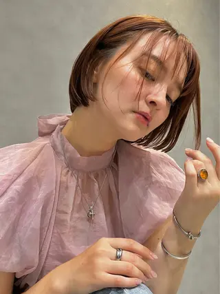ショート 福本 梓のヘアスタイル