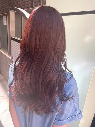 ロング カラー 佐藤 梨里花 ❤︎のヘアスタイル
