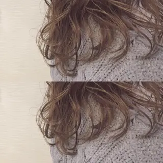 ロング カラー 池田 真由美のヘアスタイル