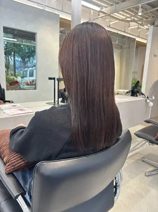 ロング カラー yoshino /ナチュラル縮毛のヘアスタイル