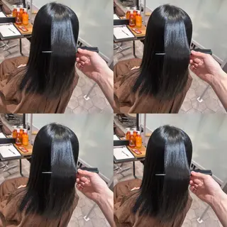ミディアム センター南　髪質改善 大引　優のヘアスタイル
