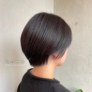 ショート 縮毛矯正/ベージュ カラー🧸綾里のヘアスタイル