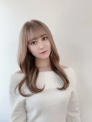 ロング カラー パーマ ヘアアレンジ メンズ キッズ ネイル マツエク・マツパ アイブロウ 渋谷レイヤーカット❌ 縮毛矯正専門/武田涼のヘアスタイル