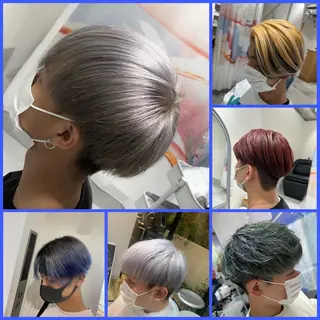 ショート カラー メンズ 💎メンズパーマ特化 🥇メンズのプロのヘアスタイル
