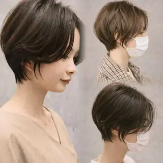 ショート カラー レイヤー/髪質改善 Lond ambreのヘアスタイル