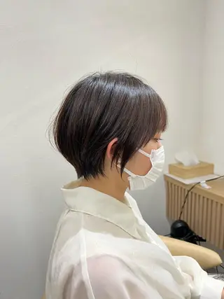 ショート 【似合わせ・レイヤー ・パーマ】海気のヘアスタイル