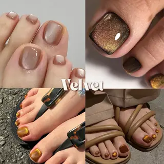 ネイル リボン、ガーリー パーツ放題専門店のネイルデザイン