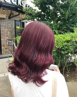 ミディアム カラー 烏丸韓国ヘア🇰🇷 ayaka🎀のヘアスタイル