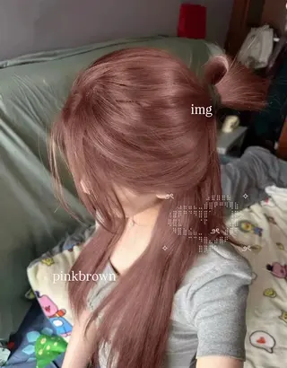 ロング カラー 透明感うる艶カラー 🤍MANAMIのヘアスタイル