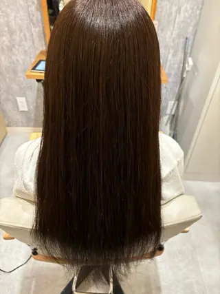ロング カラー 似合わせ 顔周りYUUGAのヘアスタイル