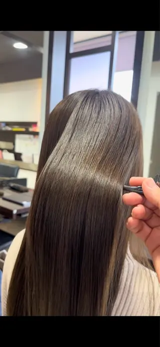 ロング パーマ ショート・ボブ・髪 質改善🧡関　玲子のヘアスタイル