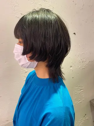 ショート 推しカラー オタク美容師 山本のヘアスタイル