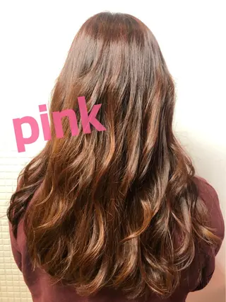 ロング カラー メンズパーマ、カラー 大募集村上莉奈のヘアスタイル