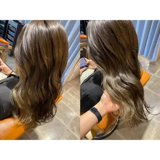 カラー 🐻結んで可愛い hair EMI🐻のヘアスタイル