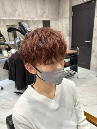 カラー メンズ 💎メンズカット ／フェザー／細野💎のヘアスタイル