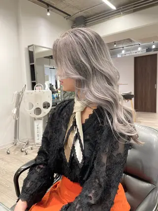 ロング カラー カラー指名No.1 土井新治❄️のヘアスタイル