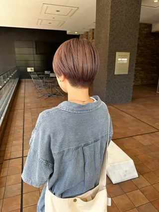 ショート カラー ⭐️透け感カラー /齊藤容史⭐️のヘアスタイル