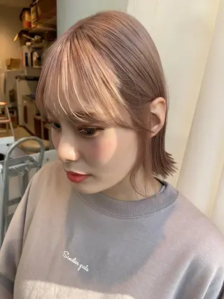 ショート レイヤー専門家 ダブルカラー修のヘアスタイル