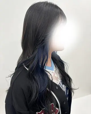 ロング 工藤 璃乃のヘアスタイル