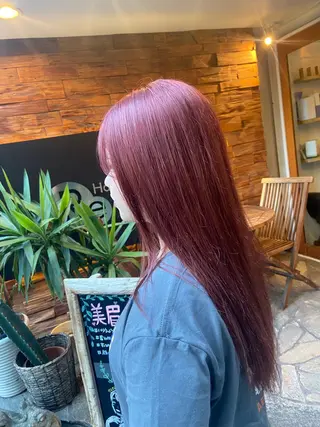 カラー 西田 莉緒のヘアスタイル